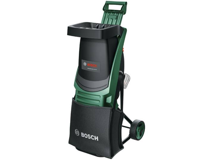 Häcksler BOSCH HOME & GARDEN UniversalShredder 2x18V-25 , grün (weiß, neutral), B:49,3cm H:97,4cm L:45,1cm, Häcksler, Häcksler, kraftvolle 36V-Leistung durch 2x 18V-Akku