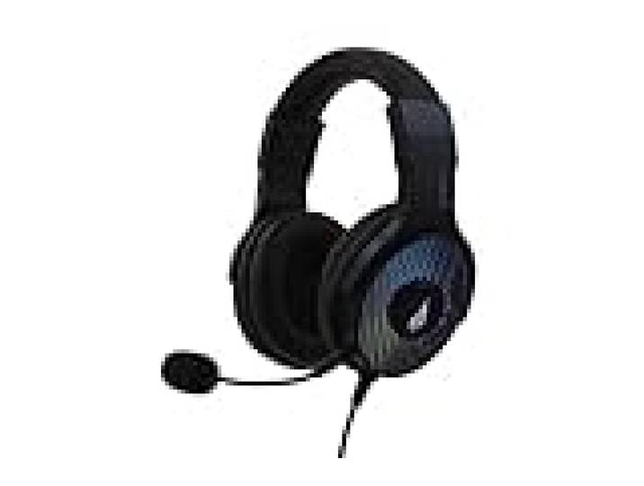 Surefire Harrier 360 Surround Sound USB Gaming Headset - Casque PC & PlayStation - Headset Gaming - 369g - Éclairage LED - Casque pour Gamer I Powered by Verbatim