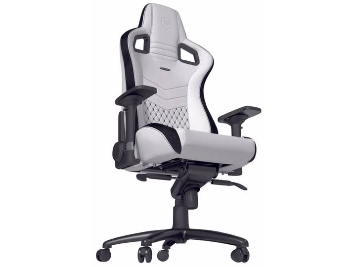 Noblechairs EPIC Gaming Stuhl Weiss, Schwarz - NBL-PU-WHT-001 Gaming Seats