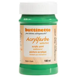 buttinette Acrylfarbe wetterfest in verschiedenen Farbtönen, 100 ml