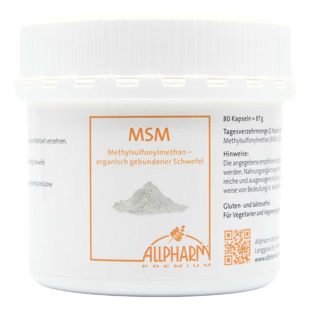 ALLPHARM Vertriebs GmbH Msm 1000 mg Kapseln 09286682