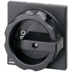 Siemens 3LD9224-1D Drehantrieb, Betätigungsknebel schwarz, für Zentralloch- Frontbefestigung 3LD92241D