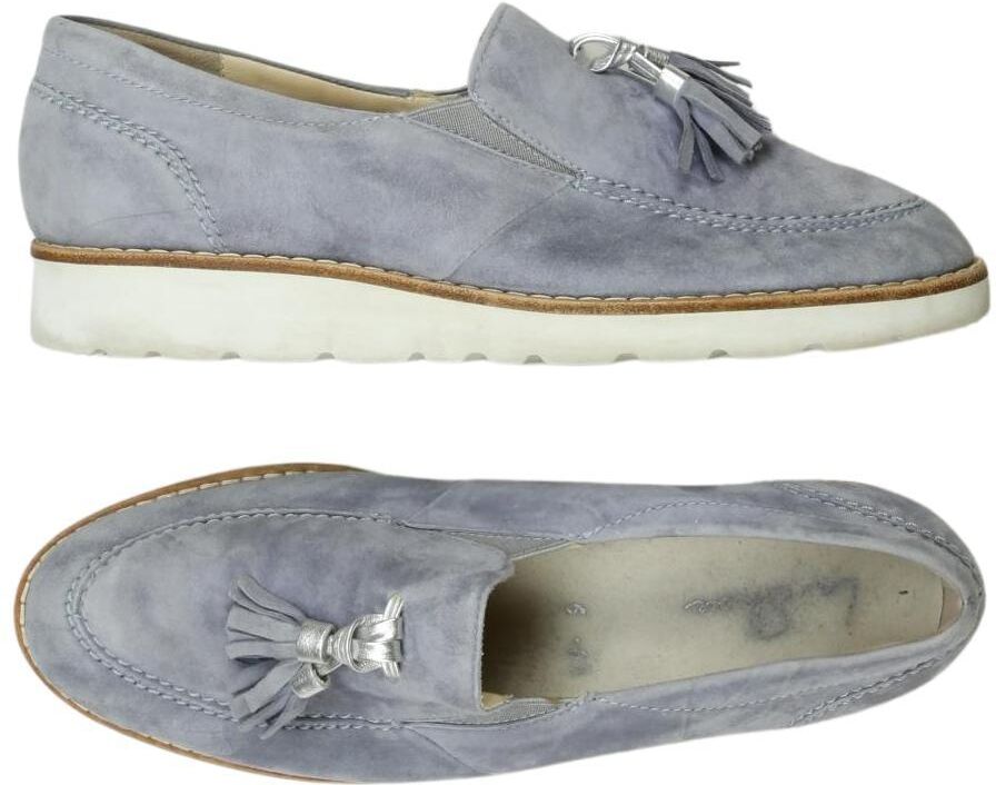 La Shoe Damen Halbschuh, Hellblau, Gr. EU 39 (UK 6), Leder - Second Hand
