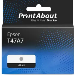 Druckerpatrone kompatibel mit Epson T47A7 - Grau