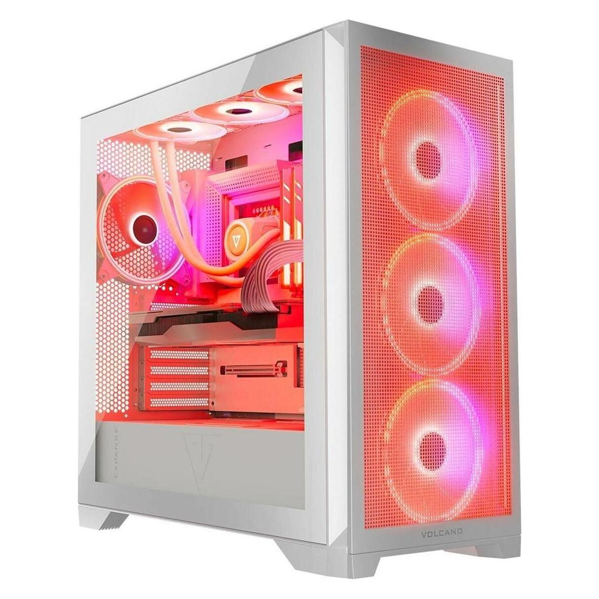 Modecom Volcano Expanse S Apex ARGB biała (ATX, mATX, Mini-ITX) (AT-EXPANSE-SG-20-000000-0002)