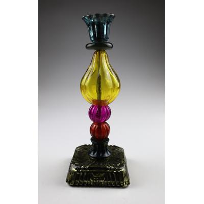 Kerzenhalter AM DESIGN "aus Glas", bunt (multicolor), B:10cm H:24cm, Glas, Kerzenhalter, Kerzenhalter, BxH: 10x24 cm
