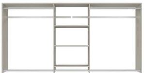 Easy Track 8 Ft. W. Hanging Plus Laminate Closet Kit