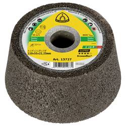 Klingspor 13727 C 16 R Schleiftopf, 110 x 55 x 22,23 mm gekröpft C 16 R Supra 11 cm 6 St.