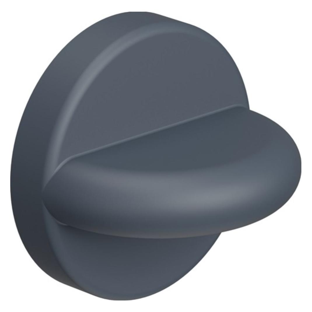 Hewi Schlüsselrosette 306.23PBNRKN 90 Kunststoff 90 Schildstärke 10,5 mm Hebel/Stift rund (Türgriff) (306.23PBNRKN 90)