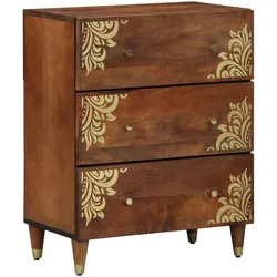 vidaXL, Kommode + Sideboard, Honigbraunes Sideboard (33 x 60 x 75 cm)