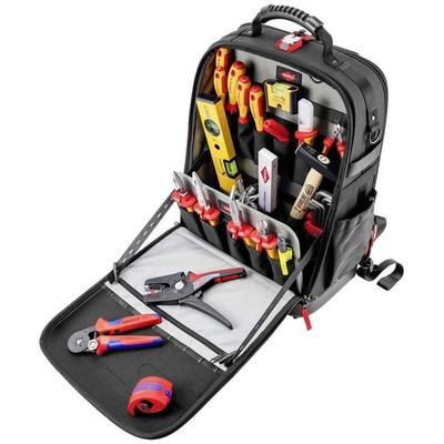 Knipex Modular X18 Elektro 00 21 50 E Elektriker Werkzeugrucksack bestückt (B x H x T) 340 x 530 x 210 mm