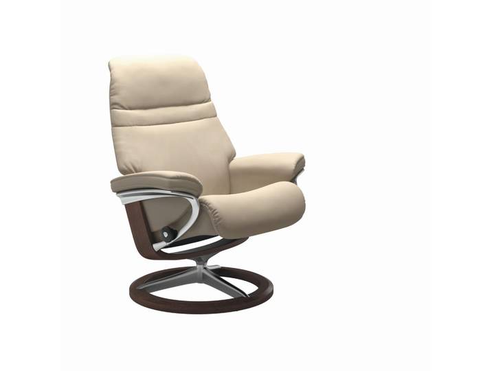 Stressless Relaxsessel, Alufarben, Beige, Walnussfarben, Holz, Echtleder, Rindleder, Buche,Buche, Schichtholz,Schichtholz, 83x105x74 cm, Lederauswahl, Stoffauswahl, Relaxfunktion, Wohnzimmer, Sessel, Relaxsessel