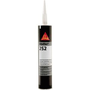 Sika Sika Montagekleber  flex 252, für innen, 300ml, Karosseriekleber extra stark & wasserfest, weiß