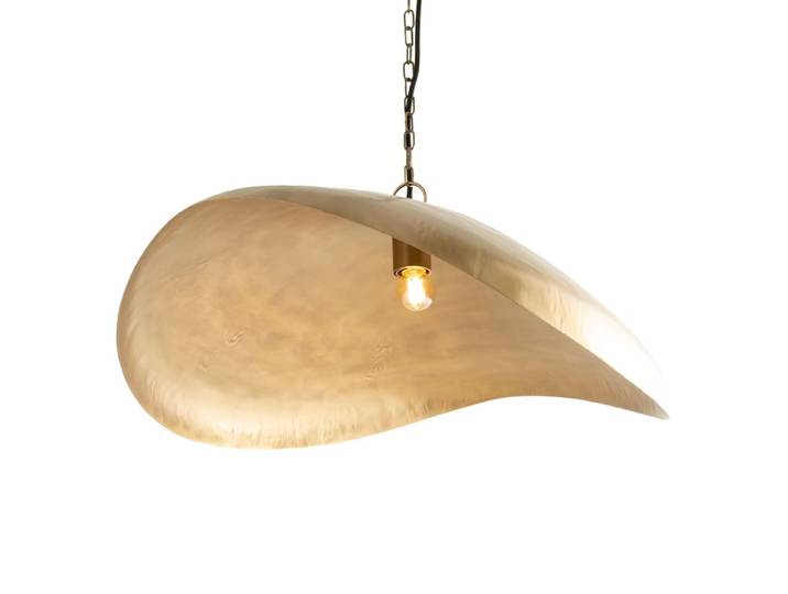Suspension en métal doré 74 cm