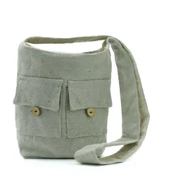 Natural Tones Two Pocket Bags - Stone - Medium