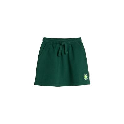 Webrock MARC O'POLO "mit gelbem Tennisball-Highlight", Mädchen, Gr. 128/134, grün (grass grün), Obermaterial: 100% Baumwolle, unifarben, normal normal, Röcke