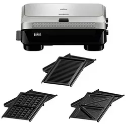 BRAUN SM 5038 Sandwich Maker Snack Maker 5 inkl. Wechselplatten SM5038