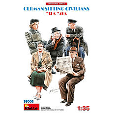 MiniArt - German Sitting Civilians (30s-40s) - 1:35 - 5 Figuren 311489