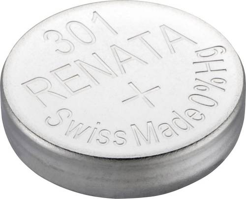 Renata Knopfzelle 301 1.55V 1 St. 130 mAh Silberoxid