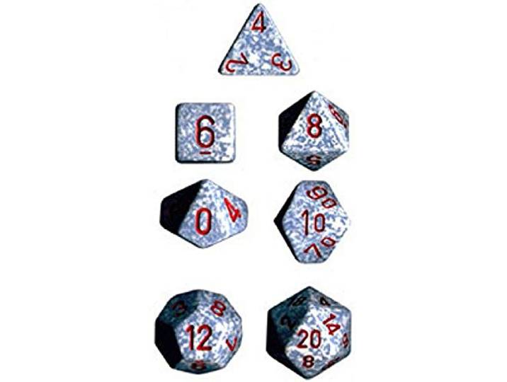 Air Speckled Polydice Dobbelsteen Set (7 stuks)