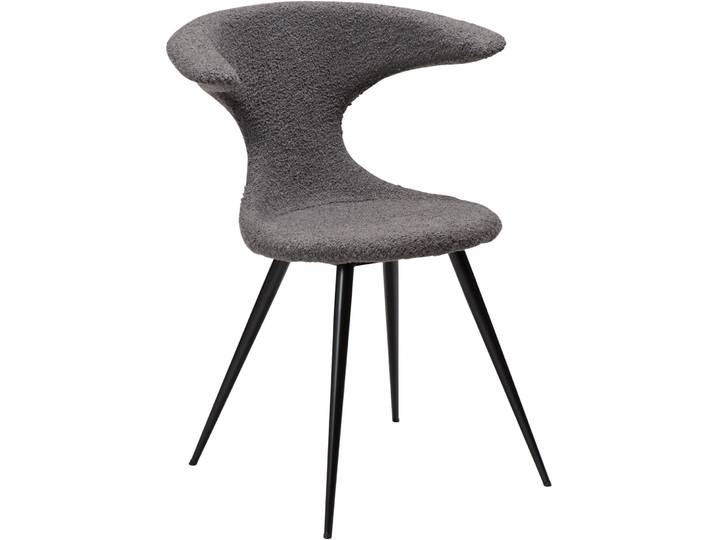 DAN-FORM Stilvoller Stuhl 2er-Set Flair Stoff Stone - Stuhl 2er-Set