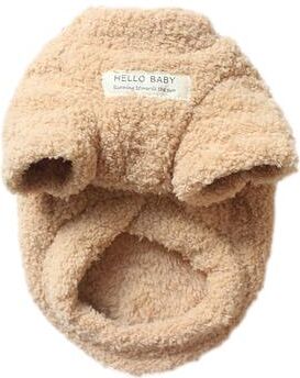 Discount Dollar Deals Winter Dog Sweater, Soft Plush Coat For Small, Medium Dogs, Cats, And Puppies kaki xl