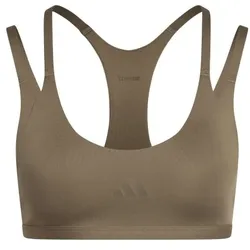 adidas Optimé Workout Strappy Light Support Sport BH Damen - khas