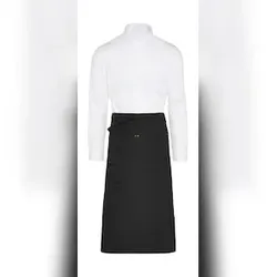 PROVENCE - Bistro Apron with Pocket: One Size / Black