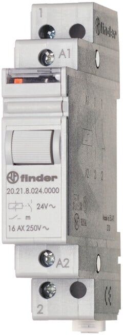 Finder Interrupteur à impulsion 16A 250V 1S 20.21.8.024.4000 (202180244000)