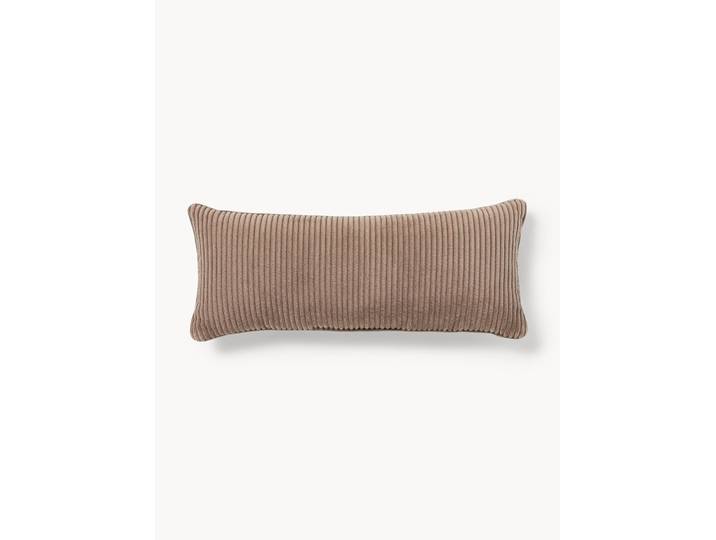 Coussin long en velours côtelé Kylen