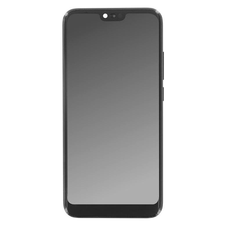 OEM Display-Einheit + Rahmen für Huawei Honor 10 schwarz, ohne Logo (Display) (25434327)