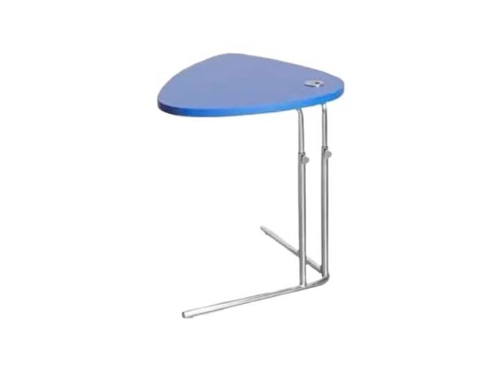 NIUHUAHUI Teetisch, Kleiner Beistelltisch, Terrassenkaffee for Wohnzimmer, Schlafzimmer, Balkon, Büro, höhenverstellbar(Blue)