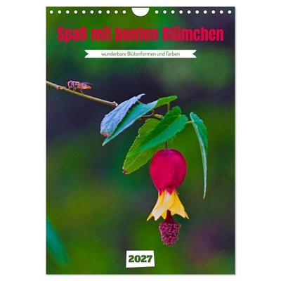 Spaß mit bunten Blümchen (Wandkalender 2027 DIN A4 hoch), CALVENDO Monatskalender