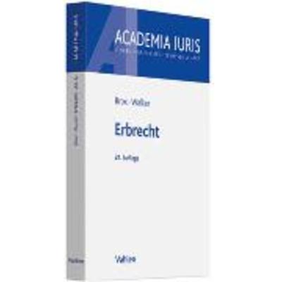 Erbrecht, Taschenbuch von Wolf-Dietrich Walker,Hans Brox, Vahlen, 978-3-8006-4149-9