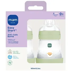 MAM, Babyflasche, - Easy Start Anti-Colic - Green - 160ml (160 ml)