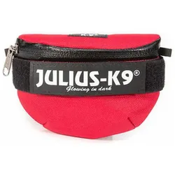 Julius-K9 Julius K9 Gurtzeugtasche Baby Mini Rot 1 Baby 1 - Mini-Mini 2 Stück (Hund, Allgemein, Spazieren), Halsband + Leine
