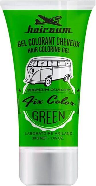 Hairgum Fix Color Gel Colorant #Green 30 ml