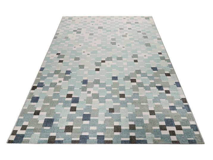 Outdoorteppich ESPRIT Pacific, ESP-54557 , blau, B:80cm H:4mm L:150cm, Polypropylen (PP), Teppiche, Outdoorteppich, pflegeleicht, im Mosaik-Muster, ideal für Terrasse, Küche, Wohnzimmer