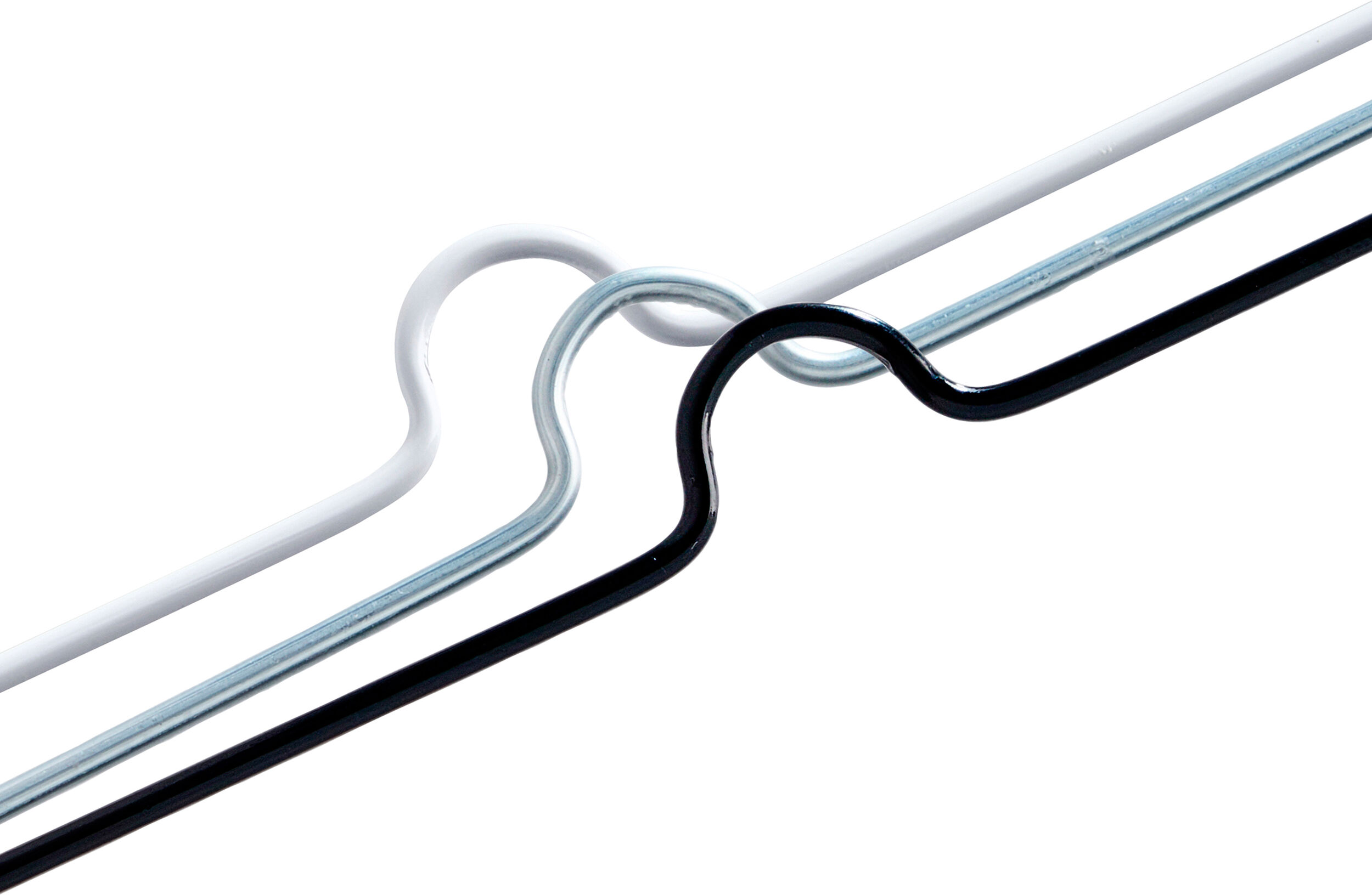 SPRINTIS 100 Unités - Attaches pré-cintrées pour calendriers argent   100 mm, plastique, acier