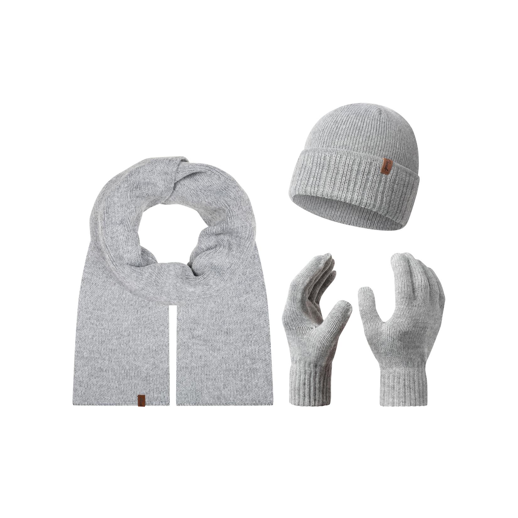 Rock Creek Schal Mütze Handschuhe Set Winterset