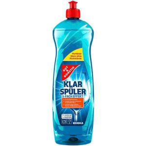 Gut&Günstig Klarspüler 5-fach Effekt, streifenfreie Trocknung, Flasche, 1 Liter