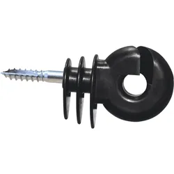AKO, Gartenzaun, Ringisolator Easy Drill EDX, mit durchgehender Stütze, 25 Stück Beutel
