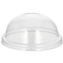 Starpak 500 Dom-Deckel für Suppenbecher PET rund Ø 9,8 cm · 4 cm transparent