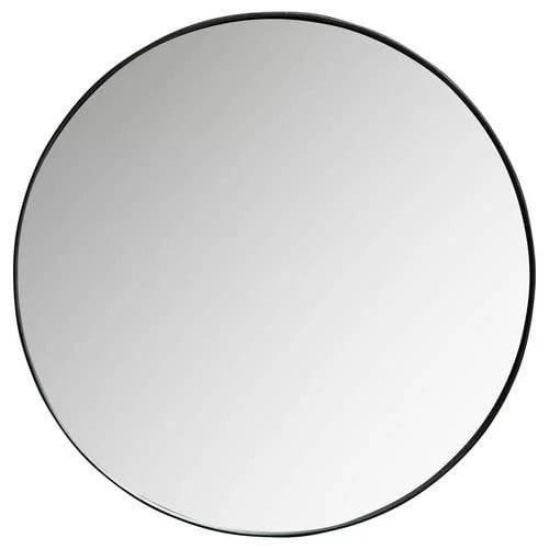 WOOOD Doutzen Spiegel - Goud - Metaal - B: 80 cm, D: 80 cm, H: 1 cm