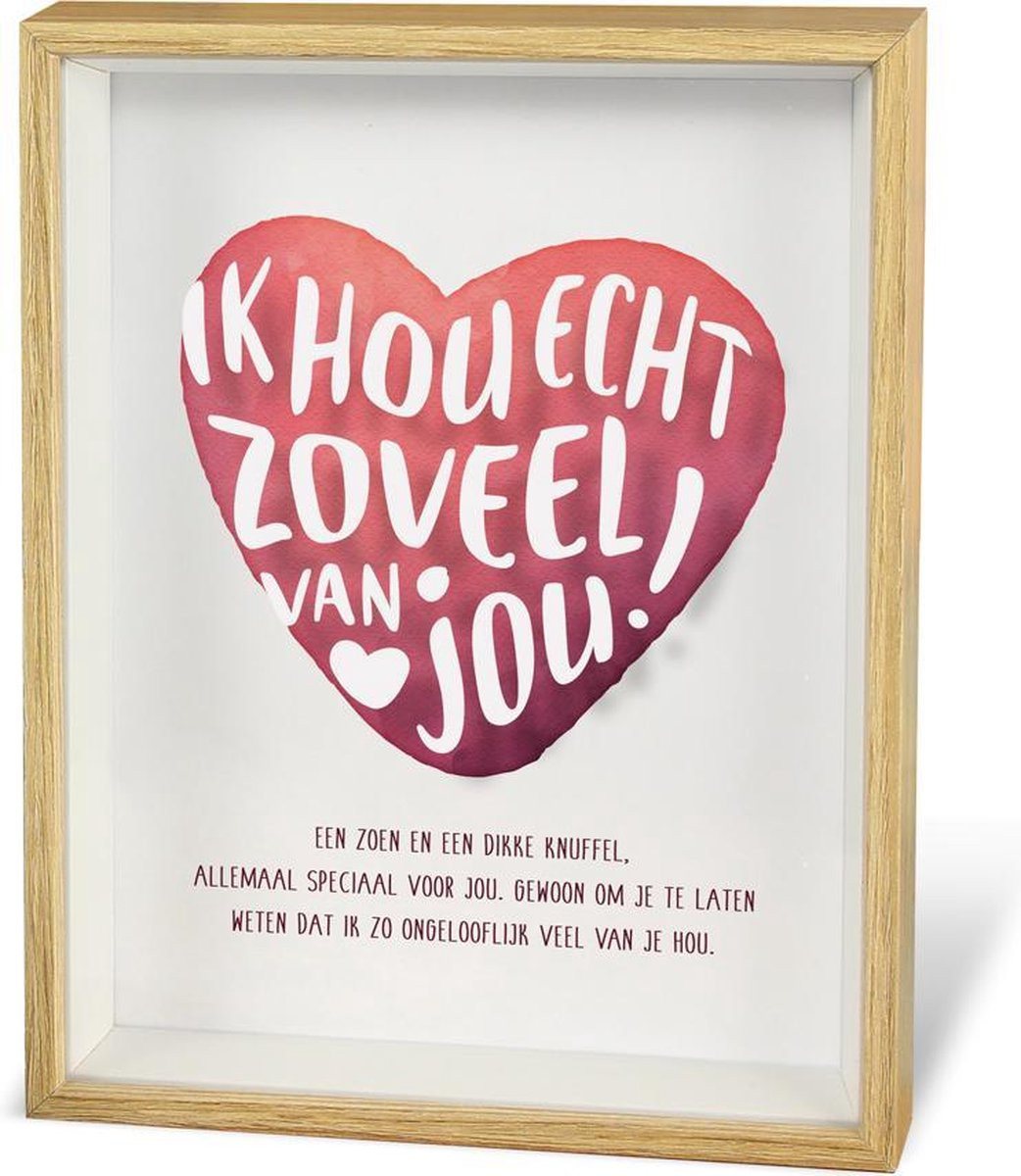 Miko Wonderful Deco venster decoratie Ik hou van jou