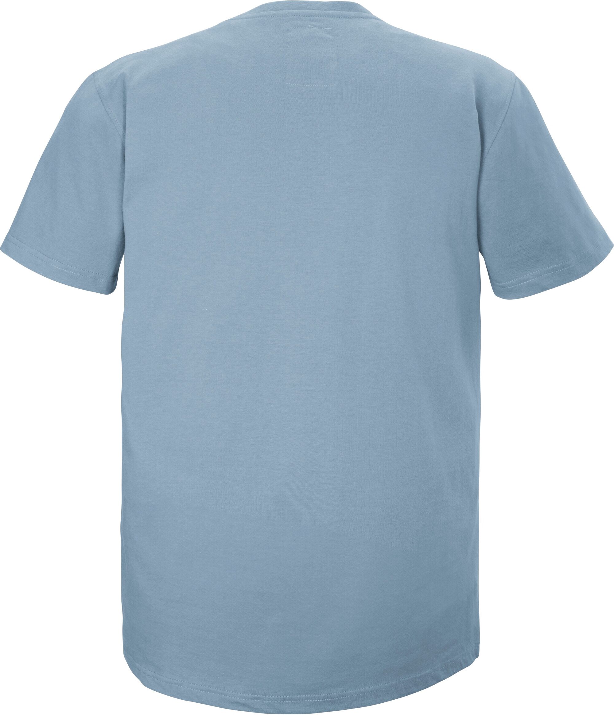 T-Shirt "GS 1 MN TSHRT GOTS", Herren, Gr. 4XL, blau (hellblau), Oberstoff 1: 100% Baumwolle (aus biologischem Anbau)/ Oberstoff 2: 95% Baumwolle (aus biologischem Anbau), 5% Elasthan, G.I.G.A. DX BY KILLTEC, Shirts T-Shirt, GOTS-zertifiziertes T-Shirt aus