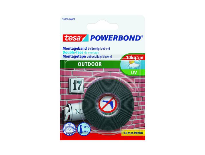 Tesa Powerbond Montageband 1.5 m x 19 cm