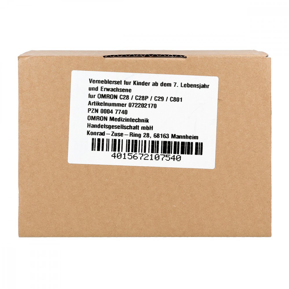 HERMES Arzneimittel GmbH Omron Vernebler Set Erwachs.f.c801-c801kd-c28p-c29 00047740