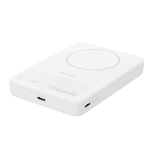 Belkin BoostCharge Slim 15W Qi2 magn.PB weiß 10000mAh BPD016hqWH