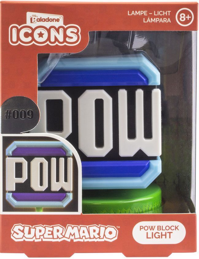 Super Mario - Pow Block Icon Light Valo